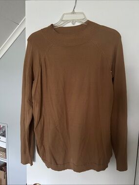 Michael Kors Men's Crewneck Sweater in Chestnut Brown